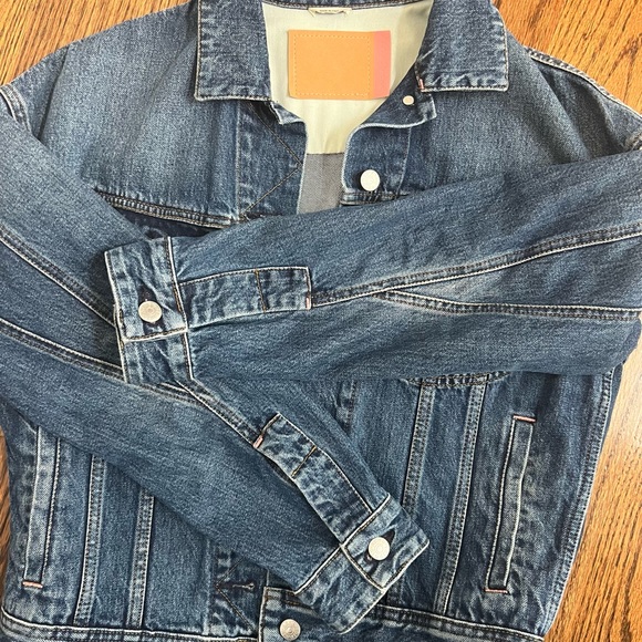 Acne Studios Lamp Mid Blue Denim Jacket Size 34 - Picture 7 of 9